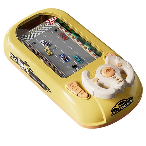 Simulated Driving Racing Car Game, Car Racing Adventure Toy with Steering Wheel, Racing Adventure Car Steering Wheel Driving Games with Musical for Christmas Birthday Gift