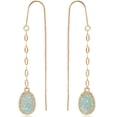 thumbnail image 1 of Humble Chic Mint Green Earrings for Women Trendy - Faux Druzy Sparkly Sage Dangles, 1 of 10
