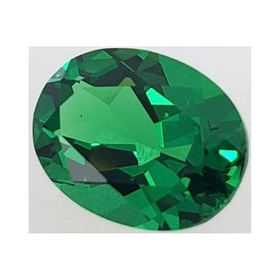 Simulated Emerald Gemstone Oval (Assorted Sizes)