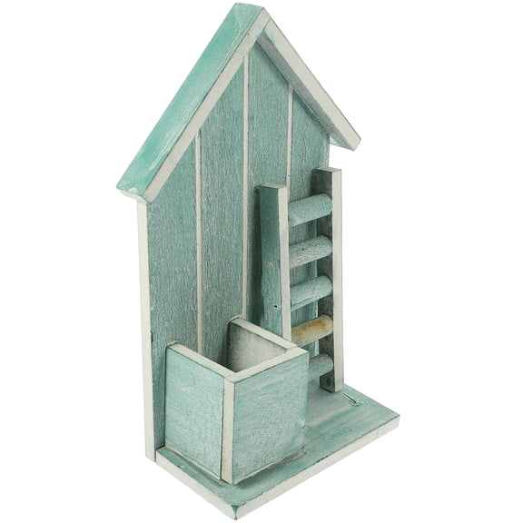 FOLOYORI Small Wall Planter Wooden Flower Holder Assorted Color 1Pack 5.31X2.95X9.43In