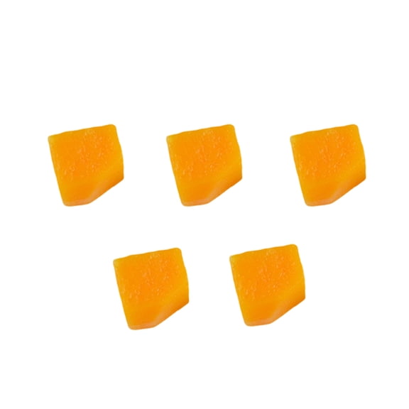 Simulated Fruit Dice Props, Fake Fruit Models for DIY Fruit Pies and Crafts, Realistic Artificial Fruit for Kitchen and Home Decor