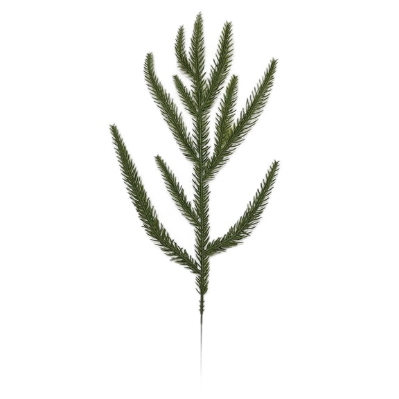 Simulated Green Plant Norfolk Pine Needles,Artificial Needle Branch Home Greenery Decor Branch Christmas Decoration Accessory