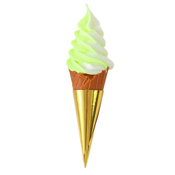 Simulated Ice Cream Props Fake Cone Model For Window Display Props 22Cm