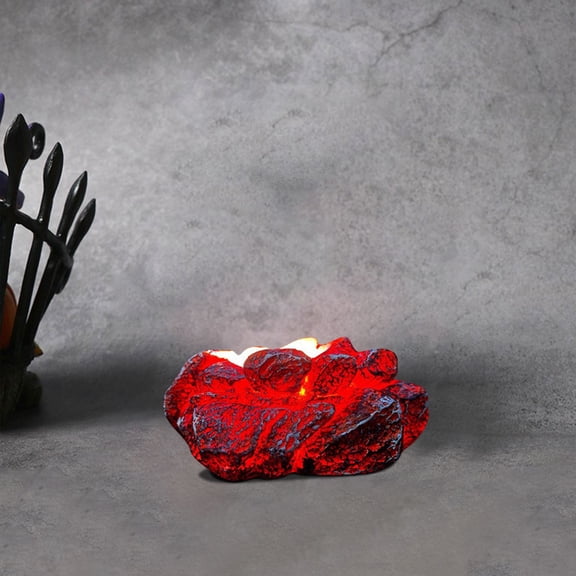 Simulated LED Fireplace Lantern Battery Powered Flameless Light with Simulation Flame Table Decorative Lamp Mini Fireplace Ornament for Cozy Home Decor Free Standing Electric Log Burner 3.93 Inch