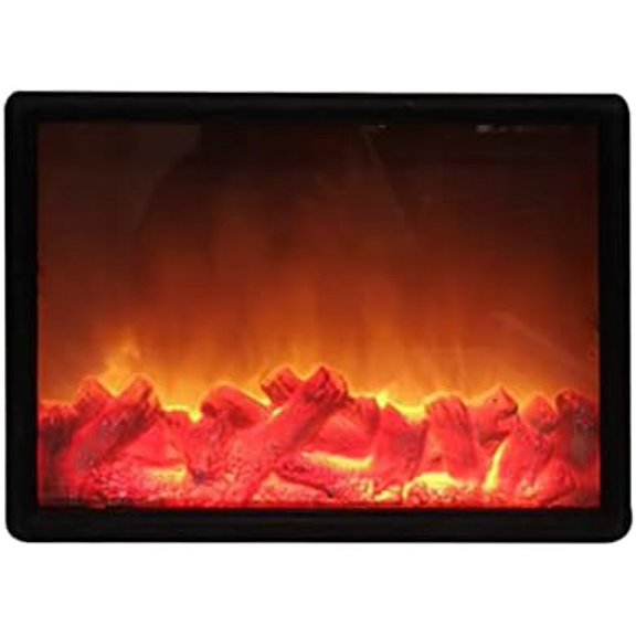Simulated LED Fireplace Lantern - USB Flameless Light With Simulation Flame - Tabletop Decorative Fire Place Ornament for Home Decor, 30x21x7.8CM$$Home Decor, Kitchen, & Other