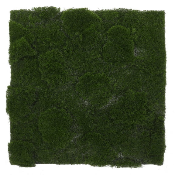 Realistic Artificial Moss Mat for Decoration Handmade Grass Look Safe Plastic Material Green