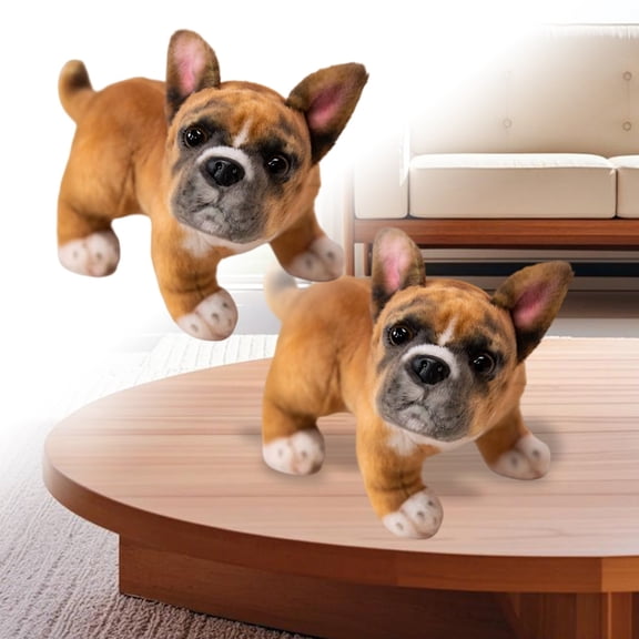 Simulated Plush Pug Toy Super Realistic Dog, A Ideal Birthday Gift to Child