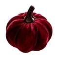 thumbnail image 1 of Simulated Pumpkin Velvet Fabric Decor for Halloween and Thanksgiving, Realistic Reusable Fall Season Centerpiece for Countertop or Cabinet Display, 1 of 7