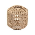 thumbnail image 1 of Simulated Rattan Lamp Cover Handmade Woven Lamp Shade for Bedroom (Cylindrical), 1 of 7