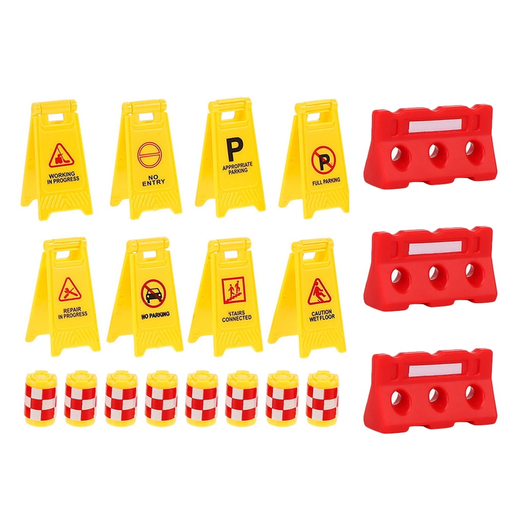 Simulated Roadblock Train Tables for Kids Childrens Toys Cars Traffic