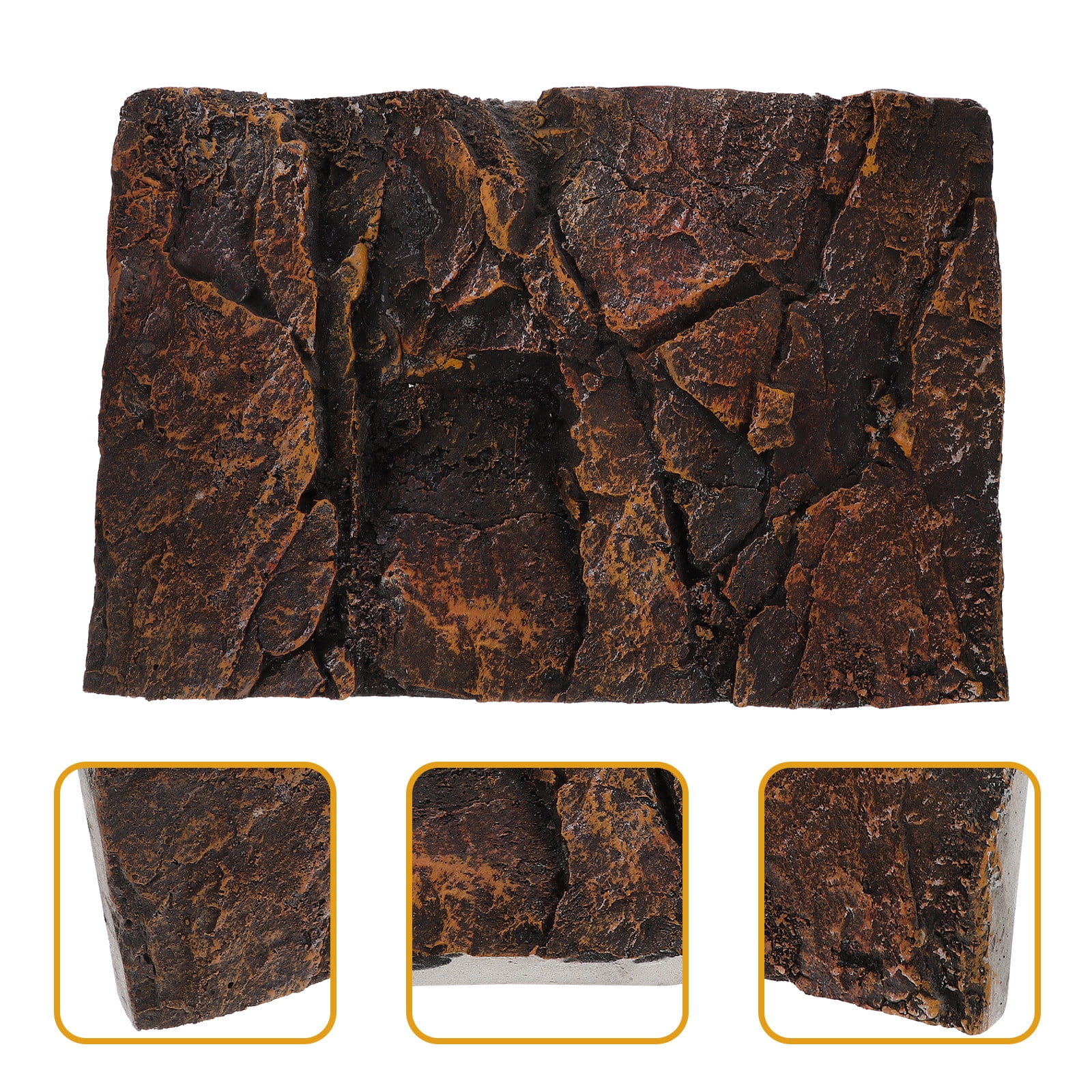 Simulated Rock Background Reptile Tank Terrarium Stereo Background Decor