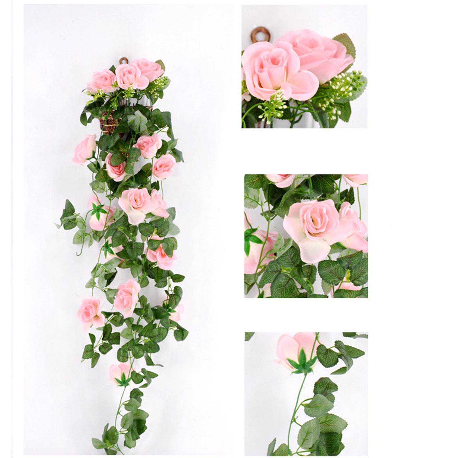 Simulated Rose Artificial Flower Conditioning Duct Blocking Living Room