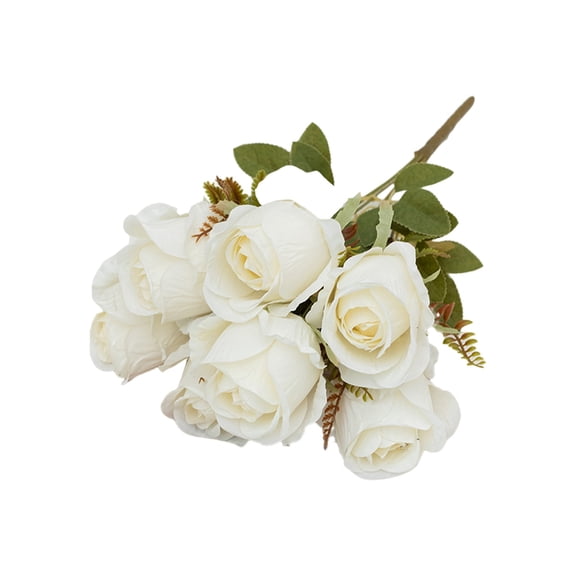 Simulated Rose Bouquet High End Silk Fake Flowers Wedding Home Decoration Photography Prop No Wither Floral Arrangement