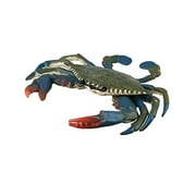 Simulated Sea Life Animals Figurines Realistic Sea Creature Model Plastic Ocean Animals Action Figure for Animal Collection Green Crab