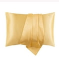 thumbnail image 1 of Simulated Silk Pillowcase for Hair and Skin Care, 20x30 Inches with Envelope Closure, Soft Faux Silk Material for Beauty Sleep Protection, 1 of 2