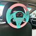 thumbnail image 1 of Simulated Steering Wheel Toy, Pretend Driving Controller with Dynamic Music and Suction Cup Mount for Car Play, 1 of 9