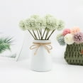 thumbnail image 1 of Simulated Table Tennis Chrysanthemum Fake Flower Bundle Embroidery Ball Wedding Home Hotel Photography Flower Arrangement Decoration Ornament, Xinsrenus Under $5! Simulated Table Tennis, 1 of 6