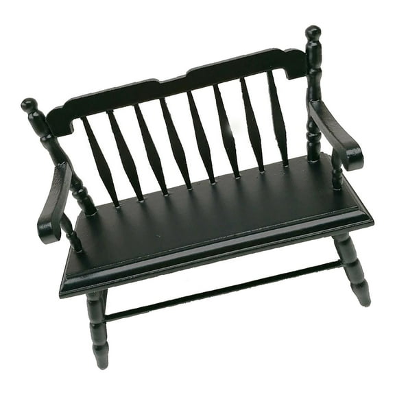 Simulation 1/12 Dollhouse Miniature Bench, Dollhouse Model Pretend Life Scene Living Room Flower Bed Decoration