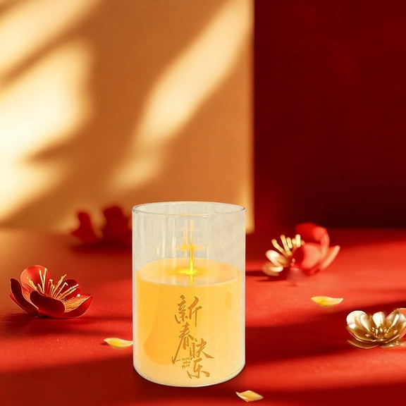 Simulation Acrylic Candle Lamp Flameless LED Candle Light Warm Flickering Night Light Safe Battery Operated Ambient Lighting for Bedroom Bedside Bathroom Wedding Christmas Halloween Party Decorations