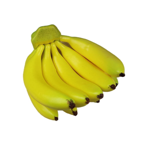 Simulation Artificial Fruit Banana Bunch for Restaurant Hotel Home Garden Wedding Kitchen Decorations Yellow Photo Props