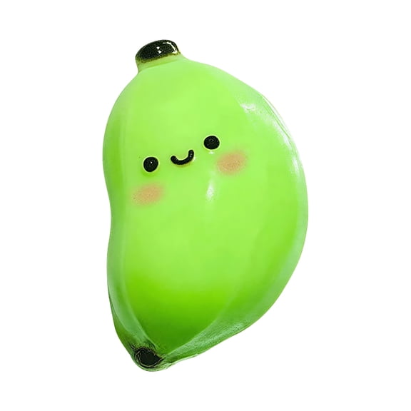 Simulation Banana Squishy Fidget Toys for Adults Soft Tactile Office Desk Accessory Slow Rebound TPR Sensory Gadget Professional Manual Venting Tool 1 Pack