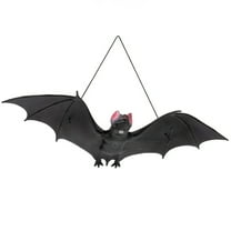 Simulation Bat Hanging Ornament, 13 Inches Large Size Outdoor Garden Courtyard Decoration, High Quality Pvc Material For Festive Atmosphere And Fun Scare For Family