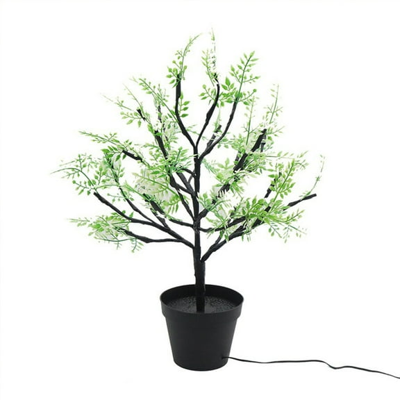 Simulation Bonsai Tree Light, 50cm Artificial Potted Plant Lamp with USB & Battery Power, LED Ambient Lighting for Home, Garden, Balcony & Office Décor