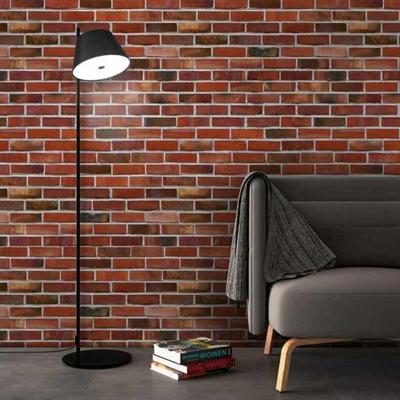 Simulation Brick Stone Rustic Effect Self-adhesive Wall Sticker Home Decor E