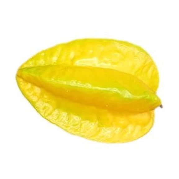 Simulation Carambola Artificial Simulation Starfruit Fake Fruit Model for Home Kitchens Cabinet Decoration Photo Props