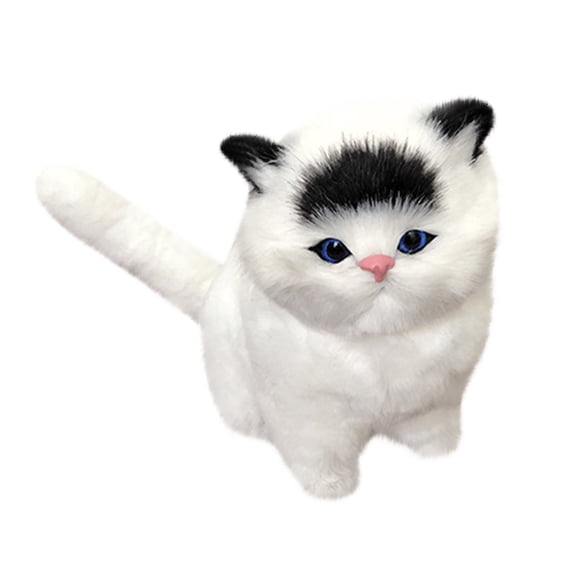 Simulation Cat Plush Toy Calling Sound Electronic Kids Birthday Play Fun Lifelike