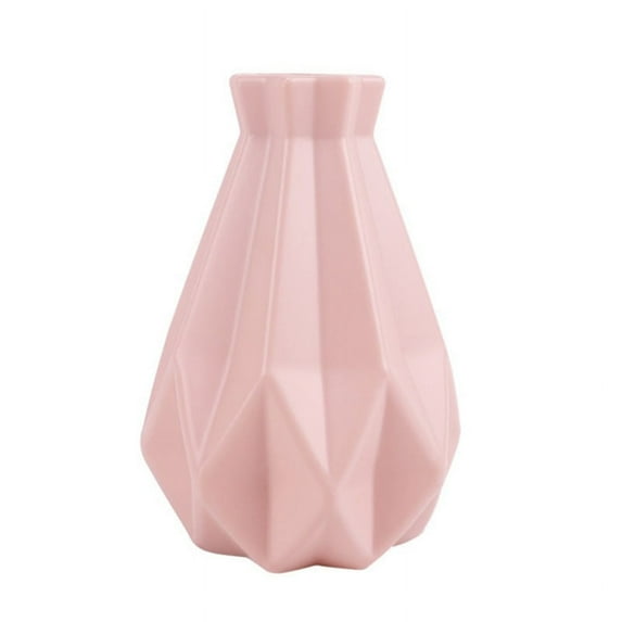 Simulation Ceramic Vase Origami Shape Vase Portable Flower Arrangement Container Tabletop Decoration