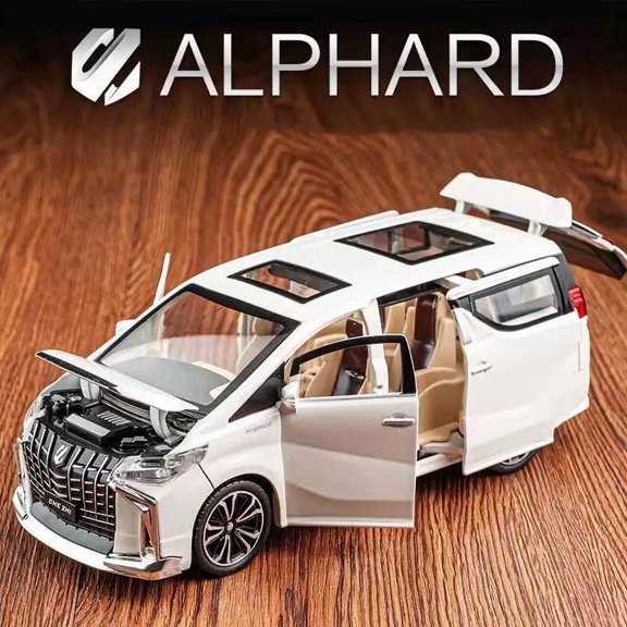 Simulation Commercial Vehicle Model, Inertia Pull-Back Car with Realistic Sound & LED Lighting Effects, Exquisite Detailed Mini Auto Replica, Desktop Display Ornament, Hobby Collectible & Holiday Bir