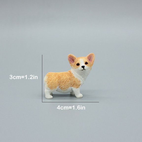 Simulation Corgi Dog Car Dashboard Decoration Cute Dog Car Dashboard Decorative