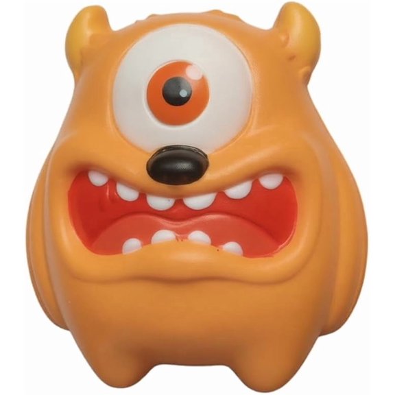 Simulation Cyclops Monster Squishy Fidget Toys for Adults Soft Rubber Sensory Gadget Creative Character Office Desk Accessory Pressure Relief Tool 1 Pack