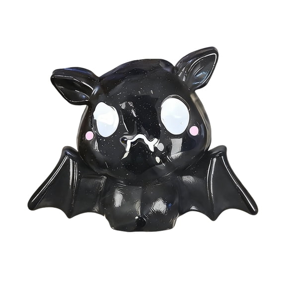 Simulation Dark Series Squishy Fidget Toys for Adults Soft Resin Gothic Theme Bat Reaper and Skull Realistic Office Desk Accessory Pressure Relief Tool 1 Pack