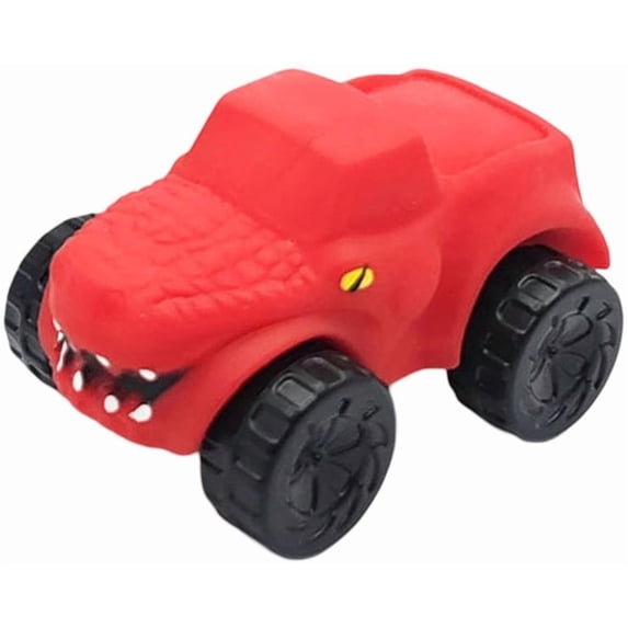 Simulation Dinosaur Car Squishy Fidget Toys for Adults Stretchable TPR Sensory Gadget Deformable Office Desk Accessory Pressure Relief Tool 1 Pack