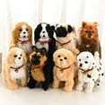 thumbnail image 1 of Simulation Dog Toy, Lifelike Stuffed Interactive Pet Toy, Stuffed Animals Electronic Puppy with Sound & Movable Limbs, for Birthday Party Holiday Gift Home Decor, 1 of 7
