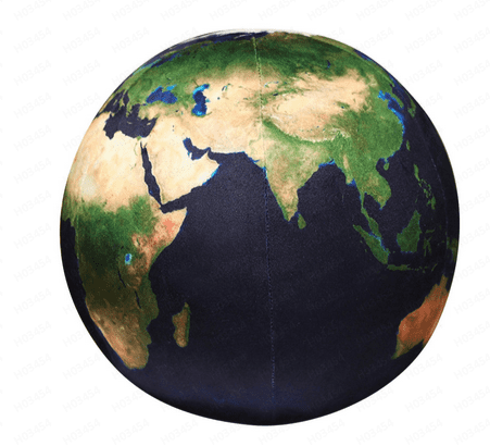 Simulations-Erde Plüschplanet – Weiches Kuscheltier & Lernspielzeug Für Kinder, 17 Cm, Aus PP-Baumwolle