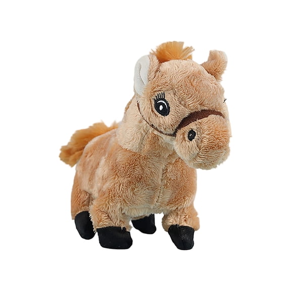 Simulation Electric Plush Horse Interactive Toy, Walking, Sound & Motion For Teens & S, Pc Material Stuffed Animal Toy, Fun Plaything Gift