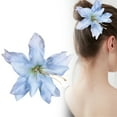 thumbnail image 1 of Simulation Flower Hairpin for Ladies Blue A, Light Flower Hair Clips Hair Accessories for Garden Wedding Parties Beach Holiday Birthday Mother's Day (A Flower Hairpin), 1 of 5
