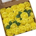 Simulation Flowers Gift Box 8cm Rose Rose Plus Leaf Belt Rod 25 Flowers