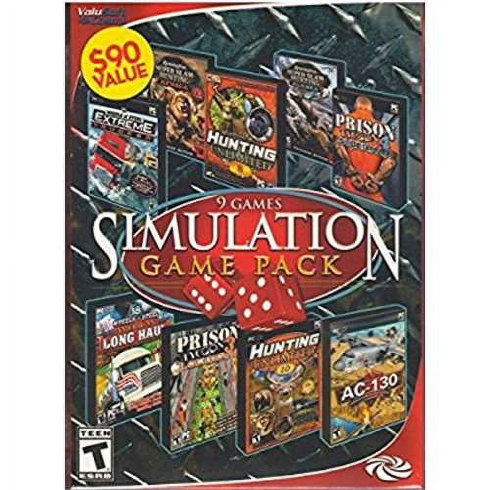 Simulation Game Pack 9-Game Collection (PC CD) 