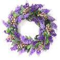 thumbnail image 1 of Simulation Garland Lavender Wreaths Round-shaped Festive Ornaments Elegant Gift Wall Decoration Silk Flower Handmade, 1 of 10