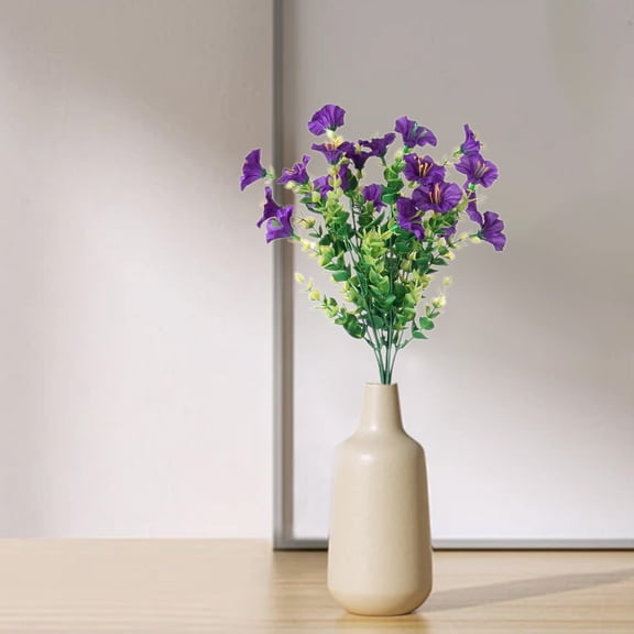 Simulation Green Outdoor Flower Arrangement, Multicolor Plastic Photo Props, 13.77x2.95in Fake Plants, for Garden Wedding Home Decor