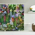 thumbnail image 1 of Simulation Green Plant Vine Printed Fabric Shower Curtains Bathroom Curtain Bath Screen Waterproof Products Home r with Hook, 1 of 6