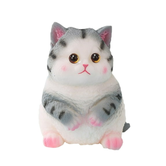 Hand-Painted Pet Stress Relief Toy, Simulation Animal Squeeze Toy, Soft Slow-Rising Anxiety Relief, Cute Desk Decor, Fun Fidget Gift For Kids Adults