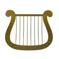 thumbnail image 1 of Simulation Harp Plastic Model Harp Halloween Costume Angel Theme Dress Up Accessories Harp Model Toys Bar Decoration, 1 of 6