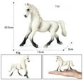thumbnail image 1 of Simulation Horse Figurines Solid Animal Steed Clydesdale Haflinger Figure Garden Home Decor DIY Miniatures Props (790), 1 of 7