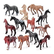 Simulation Horse Model Figure Wild Desk Decoration Baking Accs