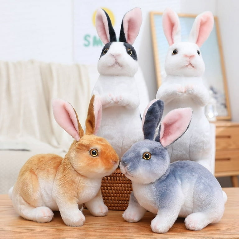 Realistic bunny store plush